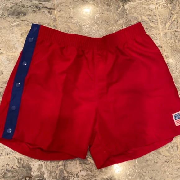 Chubbies Red USA Snap Off Shorts XL - Picture 2 of 3